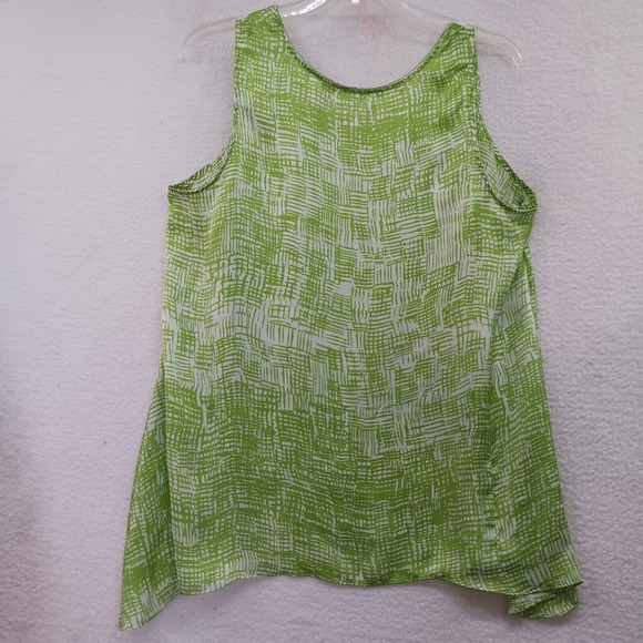 CATO Woman Sleeveless Blouse - 18/20W Embellished Neckline Sharkbite Green - Picture 5 of 10